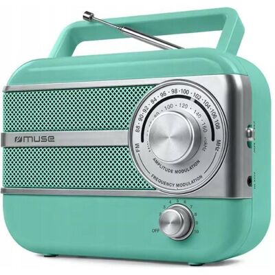 Muse M-056 AG - Tragbares Radio (AM, FM, MW), Radio, Grün Muse M-056 AG - Tragbares Radio (AM, FM, MW), Radio, Grün