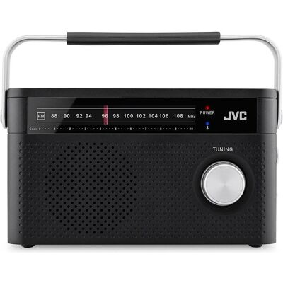 JVC Radio Mentor Przenośne radio RA-E315B czarny (FM, Bluetooth), Radio, Schwarz JVC Radio Mentor Przenośne radio RA-E315B czarny (FM, Bluetooth), Radio, Schwarz