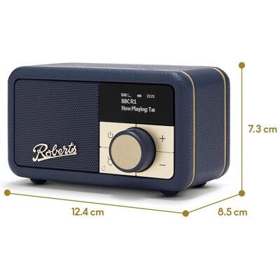 Roberts Revival Petite 2 (DAB+, FM, Bluetooth), Radio, Blau Roberts Revival Petite 2 (DAB+, FM, Bluetooth), Radio, Blau