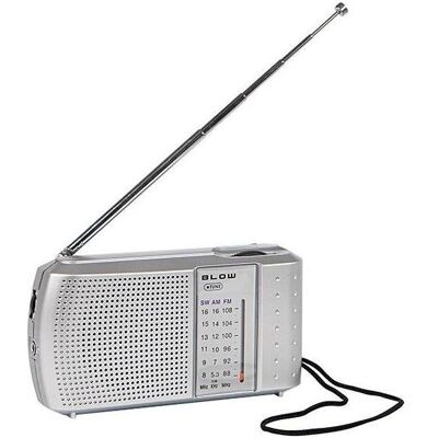 Blow RA7 Tragbares Radio - AM/FM, Silber Blow RA7 Tragbares Radio - AM/FM, Silber