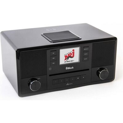 Block Radioempfänger mit CD (AB10208-001) Sortiment Aurora schwarz (DAB+, FM, Internetradio, Bluetooth, WLAN), Radio, Schwarz Block Radioempfänger mit CD (AB10208-001) Sortiment Aurora schwarz (DAB+, FM, Internetradio, Bluetooth, WLAN), Radio, Schwarz