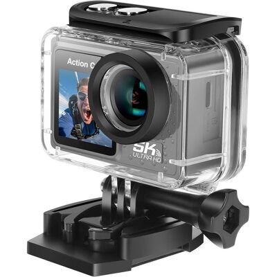 Avizar 5K GoPro Sportkamera wasserdicht (30p, Bluetooth, GPS, WLAN), Action Cam, Schwarz Avizar 5K GoPro Sportkamera wasserdicht (30p, Bluetooth, GPS, WLAN), Action Cam, Schwarz