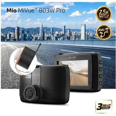 Mitac Mio Camera accessory MiVue 803W Pro Car Dash Camera (Eingebautes Mikrofon, GPS-Empfänger, WLAN, 2.5K), Dashcam, Schwarz Mitac Mio Camera accessory MiVue 803W Pro Car Dash Camera (Eingebautes Mikrofon, GPS-Empfänger, WLAN, 2.5K), Dashcam, Schwarz