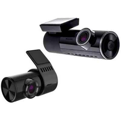 Ampire Dual-Dashcam, 2K Frontkamera und AHD Heckkamera, WiFi und GPS (Eingebautes Mikrofon, GPS-Empfänger), Dashcam, Schwarz Ampire Dual-Dashcam, 2K Frontkamera und AHD Heckkamera, WiFi und GPS (Eingebautes Mikrofon, GPS-Empfänger), Dashcam, Schwarz