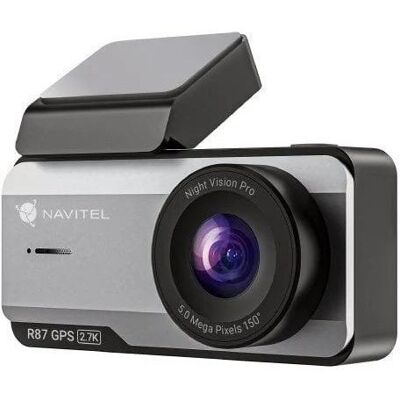 Navitel GPS R87 GPS (Eingebautes Display, Eingebautes Mikrofon, GPS-Empfänger, Full HD), Dashcam, Schwarz Navitel GPS R87 GPS (Eingebautes Display, Eingebautes Mikrofon, GPS-Empfänger, Full HD), Dashcam, Schwarz
