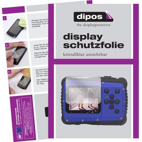 Dipos Displayschutzfolie Crystalclear (Displayschutz, GDC5262), Kameraschutz, Transparent