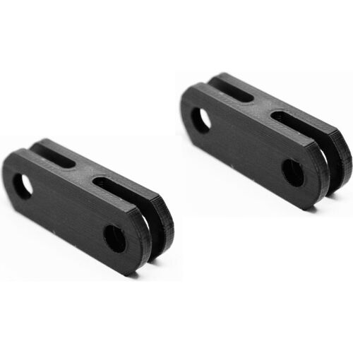 JTI Action-Kamera-Adapter, Stecker auf Stecker, Action Cam Zubehör, Schwarz