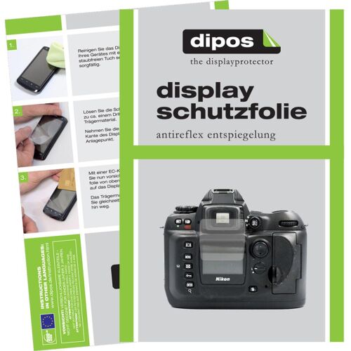 Dipos Displayschutzfolie Antireflex (Displayschutz, D100), Kameraschutz, Transparent