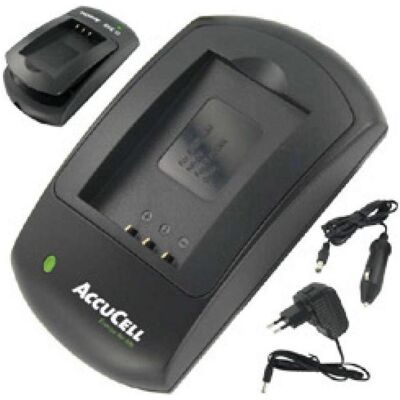 AccuCell Ladegerät passend für Sharp BT-L1, -2U, -L11, -L12U (Kamera Akku Ladegerät), Kamera Stromversorgung, Schwarz AccuCell Ladegerät passend für Sharp BT-L1, -2U, -L11, -L12U (Kamera Akku Ladegerät), Kamera Stromversorgung, Schwarz