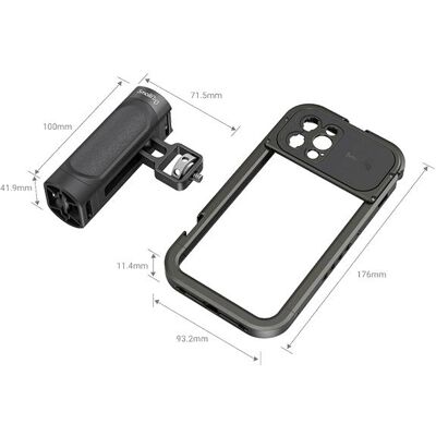 SmallRig Handgehaltener Video Rig für iPhone 12 Pro Max - Video Zubehör SmallRig Handgehaltener Video Rig für iPhone 12 Pro Max - Video Zubehör
