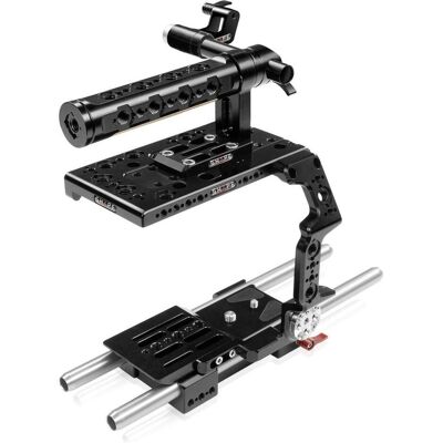 Shape Sony FX9 Cage Handle EVF Mount (Cage, Griff), Video Zubehör, Schwarz Shape Sony FX9 Cage Handle EVF Mount (Cage, Griff), Video Zubehör, Schwarz