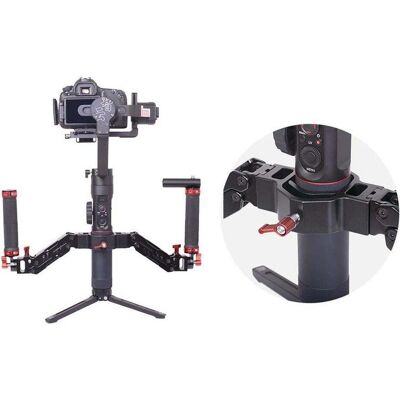 Caruba Spring Dual Handle (Gimbal Griff), Gimbal Zubehör, Schwarz Caruba Spring Dual Handle (Gimbal Griff), Gimbal Zubehör, Schwarz