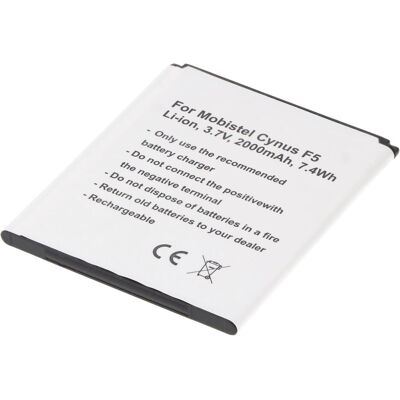 AccuCell Akku für den Mobistel Cynus F5 Akku BTY26184, MT-8201B, MT-8201S, MT-8201W, Smartphone Akku AccuCell Akku für den Mobistel Cynus F5 Akku BTY26184, MT-8201B, MT-8201S, MT-8201W, Smartphone Akku