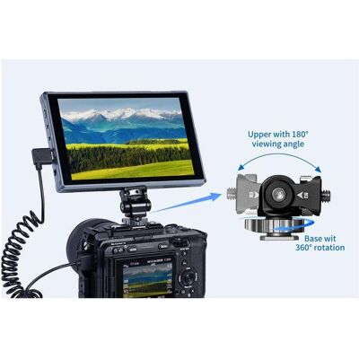Feelworld FW759 PRO 7" HDMI Monitor (7", HD), Video Monitor, Schwarz Feelworld FW759 PRO 7" HDMI Monitor (7", HD), Video Monitor, Schwarz