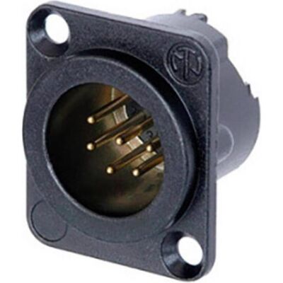 Neutrik NC6MD-LX-B-CON - 6-poliger XLR-Stecker Neutrik NC6MD-LX-B-CON - 6-poliger XLR-Stecker