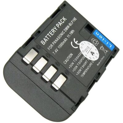 AccuCell Akku DMW-BLF19E, Panasonic DMC-GH3, Lumix DMC-GH3A (Kamera Akku), Kamera Stromversorgung, Schwarz AccuCell Akku DMW-BLF19E, Panasonic DMC-GH3, Lumix DMC-GH3A (Kamera Akku), Kamera Stromversorgung, Schwarz