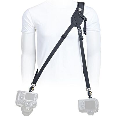 Blackrapid Hybrid X Extra Comfort Single / Double Camera Sling (Schultergurt), Kameragurt, Mehrfarbig, Schwarz Blackrapid Hybrid X Extra Comfort Single / Double Camera Sling (Schultergurt), Kameragurt, Mehrfarbig, Schwarz