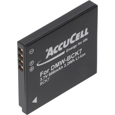 AccuCell Akku DMW-BCK7 - Ersatzbatterie für Panasonic Lumix Kamera AccuCell Akku DMW-BCK7 - Ersatzbatterie für Panasonic Lumix Kamera