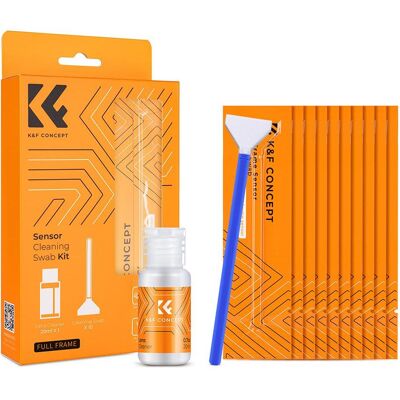 K&F Concept 24mm DSLR or SLR Camera Full-Frame Sensor Cleaning Swab Kit, Kamerareinigung K&F Concept 24mm DSLR or SLR Camera Full-Frame Sensor Cleaning Swab Kit, Kamerareinigung