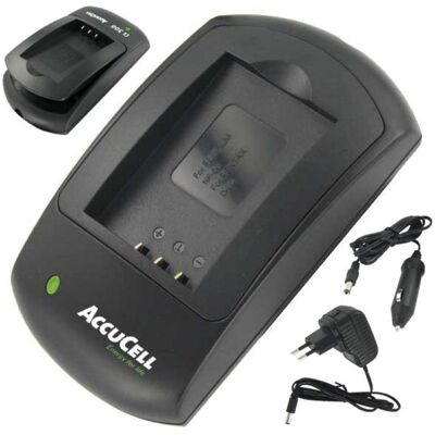 AccuCell Schnell-Ladegerät passend für Traveler Slimline X4, X5, X6, XS7 (Kamera Akku Ladegerät), Kamera Stromversorgung, Schwarz AccuCell Schnell-Ladegerät passend für Traveler Slimline X4, X5, X6, XS7 (Kamera Akku Ladegerät), Kamera Stromversorgung, Schwarz