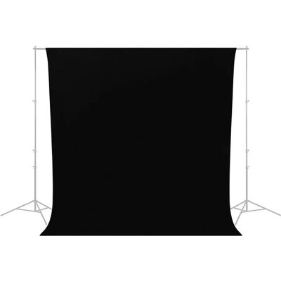 Caruba Wrinkle Resistant Backdrop 2,60 x 3 Meter Zwart (260 cm, 300 cm), Hintergrundsystem, Schwarz Caruba Wrinkle Resistant Backdrop 2,60 x 3 Meter Zwart (260 cm, 300 cm), Hintergrundsystem, Schwarz