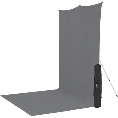 Westcott X-Drop Hohlkehle Kit (160 cm, 365.80 cm), Hintergrundsystem, Grau Westcott X-Drop Hohlkehle Kit (160 cm, 365.80 cm), Hintergrundsystem, Grau