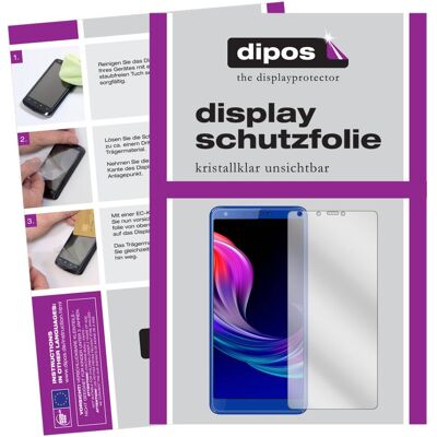 Dipos Displayschutzfolie Crystalclear (Panasonic Eluga Ray 600), Smartphone Schutzfolie, Transparent Dipos Displayschutzfolie Crystalclear (Panasonic Eluga Ray 600), Smartphone Schutzfolie, Transparent
