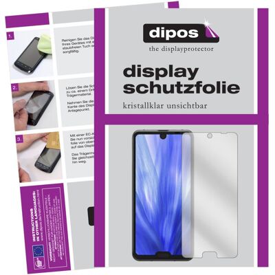 Dipos Displayschutzfolie Crystalclear (Sharp Aquos R3), Smartphone Schutzfolie, Transparent Dipos Displayschutzfolie Crystalclear (Sharp Aquos R3), Smartphone Schutzfolie, Transparent