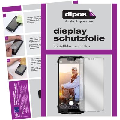 Dipos Displayschutzfolie Crystalclear (Doogee S90 Pro), Smartphone Schutzfolie, Transparent Dipos Displayschutzfolie Crystalclear (Doogee S90 Pro), Smartphone Schutzfolie, Transparent