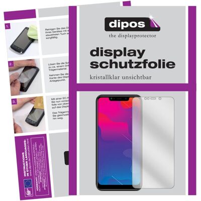 Dipos Displayschutzfolie Crystalclear (Panasonic Eluga Z1), Smartphone Schutzfolie, Transparent Dipos Displayschutzfolie Crystalclear (Panasonic Eluga Z1), Smartphone Schutzfolie, Transparent