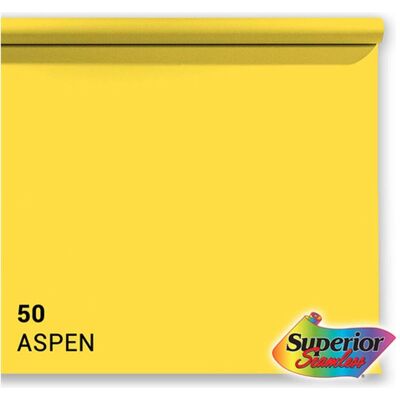 Superior Achtergrond Rol Aspen(nr 50) 1.35m x 11m (135 cm), Hintergrundsystem, Gelb Superior Achtergrond Rol Aspen(nr 50) 1.35m x 11m (135 cm), Hintergrundsystem, Gelb