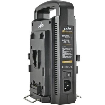 Jupio Portable V-Mount Charger (Kamera Akku Ladegerät), Kamera Stromversorgung, Schwarz Jupio Portable V-Mount Charger (Kamera Akku Ladegerät), Kamera Stromversorgung, Schwarz