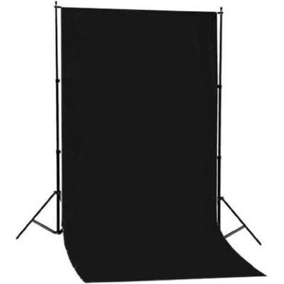 Linkstar Hintergrundsystem BSK-2016B + Schwarzer Stoff (150 cm, 200 cm), Hintergrundsystem, Schwarz Linkstar Hintergrundsystem BSK-2016B + Schwarzer Stoff (150 cm, 200 cm), Hintergrundsystem, Schwarz