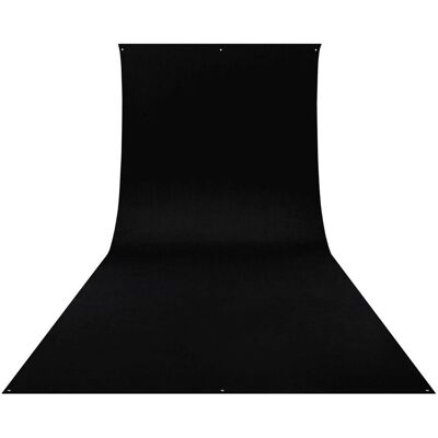 Westcott 138 Hintergrundstoff (2.7 x 6m) (270 cm), Hintergrundsystem, Schwarz Westcott 138 Hintergrundstoff (2.7 x 6m) (270 cm), Hintergrundsystem, Schwarz