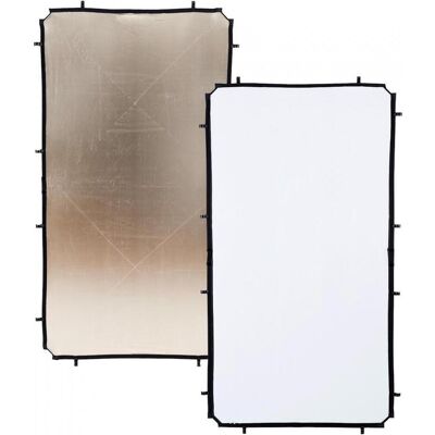 Lastolite Skylite Rapid Cover Medium (200 cm), Hintergrundsystem, Gold, Weiss Lastolite Skylite Rapid Cover Medium (200 cm), Hintergrundsystem, Gold, Weiss