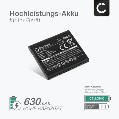 Cellonic Akku für Casio Exilim EX-S200, Casio Exilim EX-ZS10, Casio Exilim EX-ZS12 (Kamera Akku), Kamera Stromversorgung, Weiss Cellonic Akku für Casio Exilim EX-S200, Casio Exilim EX-ZS10, Casio Exilim EX-ZS12 (Kamera Akku), Kamera Stromversorgung, Weiss