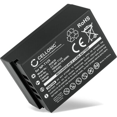 Cellonic Akku für FujiFilm GFX 50s, FujiFilm GFX 50R, FujiFilm GFX100, FujiFilm Fuji (Kamera Akku), Kamera Stromversorgung, Schwarz Cellonic Akku für FujiFilm GFX 50s, FujiFilm GFX 50R, FujiFilm GFX100, FujiFilm Fuji (Kamera Akku), Kamera Stromversorgung, Schwarz