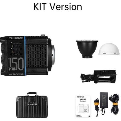 Yongnuo YN150 KIT 3200K-5600K EU KIT Version (27006500K) (Studioleuchte), Dauerlicht Yongnuo YN150 KIT 3200K-5600K EU KIT Version (27006500K) (Studioleuchte), Dauerlicht