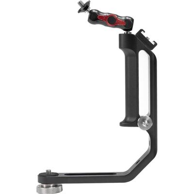 Caruba Universal L Bracket für Gimbal (single handle) (Gimbal Griff), Gimbal Zubehör, Schwarz Caruba Universal L Bracket für Gimbal (single handle) (Gimbal Griff), Gimbal Zubehör, Schwarz
