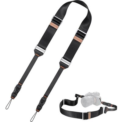 K&F Concept 45mm WidthNeck Strap Urban Wander 03 (Black), Kameragurt, Schwarz K&F Concept 45mm WidthNeck Strap Urban Wander 03 (Black), Kameragurt, Schwarz