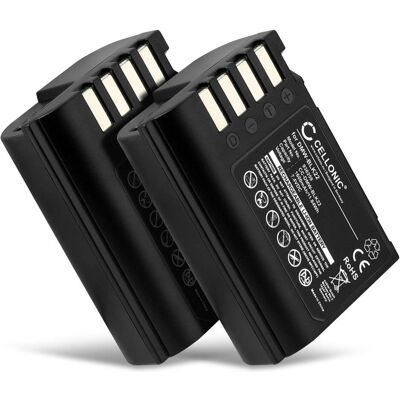 Cellonic Akku für Panasonic Lumix DC-S5 II, IIX, DC-G9, G9, GH5, DC-GH5, DC-GH6 (Kamera Akku), Kamera Stromversorgung, Schwarz Cellonic Akku für Panasonic Lumix DC-S5 II, IIX, DC-G9, G9, GH5, DC-GH5, DC-GH6 (Kamera Akku), Kamera Stromversorgung, Schwarz
