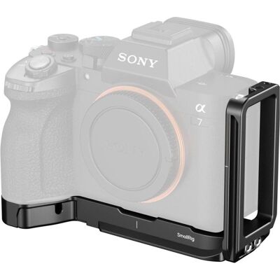 SmallRig 6034 L-Shaped Mount Plate with AirTag Slot for Sony Alpha 7 V / 7R V / 7 IV (Cage), Video Zubehör, Schwarz SmallRig 6034 L-Shaped Mount Plate with AirTag Slot for Sony Alpha 7 V / 7R V / 7 IV (Cage), Video Zubehör, Schwarz