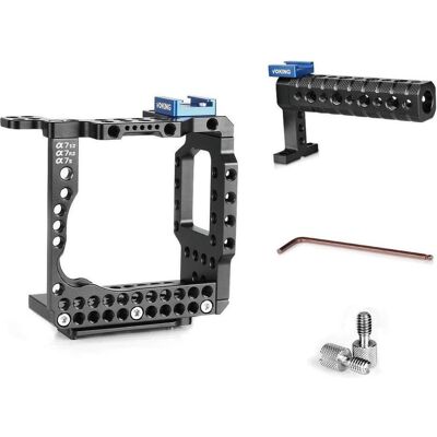 Meike VK A7IIK Vedio Cage, Video Zubehör, Schwarz Meike VK A7IIK Vedio Cage, Video Zubehör, Schwarz