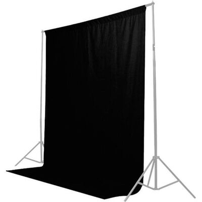 Caruba Hintergrundfolie (200 cm, 300 cm), Hintergrundsystem, Schwarz Caruba Hintergrundfolie (200 cm, 300 cm), Hintergrundsystem, Schwarz