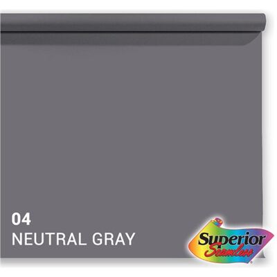 Superior Spezialitäten Neutralgraues Hintergrundpapier 1,35x11m Superior Spezialitäten Neutralgraues Hintergrundpapier 1,35x11m