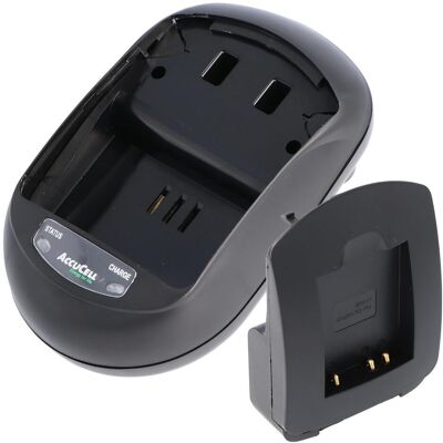 AccuCell Schnell-Ladegerät passend für Pentax D-Li63 Akku (Kamera Akku Ladegerät), Kamera Stromversorgung, Schwarz AccuCell Schnell-Ladegerät passend für Pentax D-Li63 Akku (Kamera Akku Ladegerät), Kamera Stromversorgung, Schwarz