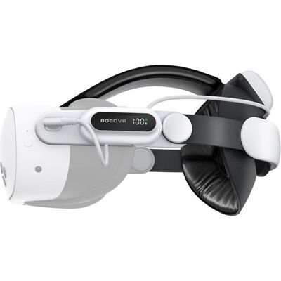 Bobovr Battery Head Strap E3 PRO for Meta Quest 3/3s, Zubehör VR + AR, Weiss, Schwarz Bobovr Battery Head Strap E3 PRO for Meta Quest 3/3s, Zubehör VR + AR, Weiss, Schwarz