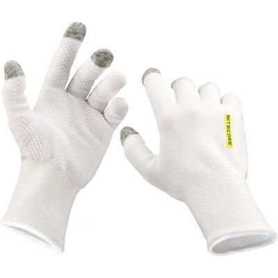 Nitecore Anti slip Touchscreen Cleaning Gloves, Kamerareinigung, Grau Nitecore Anti slip Touchscreen Cleaning Gloves, Kamerareinigung, Grau
