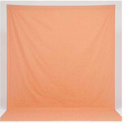 Walimex - Stoffhintergrund 2,85x6m - Pfirsich - Backdrop Walimex - Stoffhintergrund 2,85x6m - Pfirsich - Backdrop