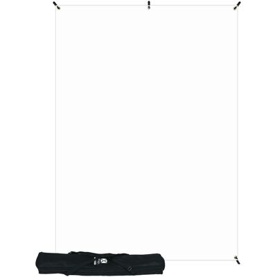 Westcott X-Drop Hintergrund Kit (152.40 cm, 210 cm), Hintergrundsystem, Weiss Westcott X-Drop Hintergrund Kit (152.40 cm, 210 cm), Hintergrundsystem, Weiss